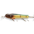 Lucky Strike  Wooden Plug Lure (Brown & Yellow)